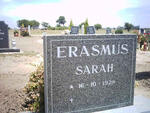 ERASMUS Sarah 1928-