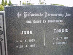 ESTERHUYSE John 1905-1983 & Tokkie 1914-1995