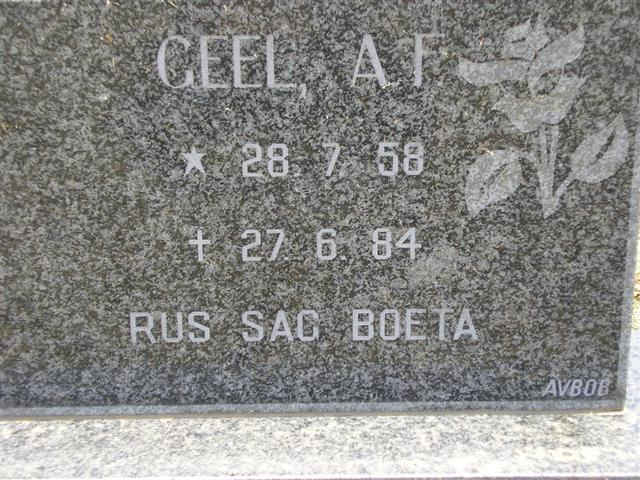 GEEL A.F. 1958-1984