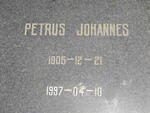 RENSBURG Petrus Johannes, Janse van 1905-1997
