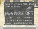 JOOSTE Frans Jacobus 1932-1998