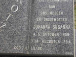 KOTZE Johanna Susanna 1909-1984