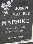 MAPHIKE Joseph Maliele 1938-2003