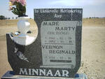 MINNAAR Vernon Reginald 1945- & Mare Marty BUCKLE 1941-2002