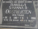 OOSTHUIZEN Isabella Susanna D. nee FOURIE 1918-1986