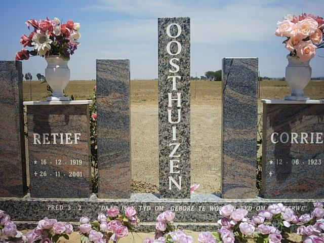 OOSTHUIZEN Retief 1919-2001 & Corrie 1923-