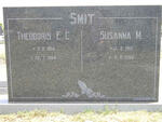SMIT Theodoris E.C. 1914-1984 & Susanna M. 1915-1984