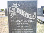 STRYDOM Salomon Maritz 1905-1983