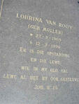 ROOY Lourina, van nee MULLER 1908-1990