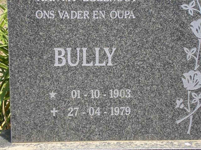 MERWE Bully, van der 1903-1979