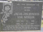 NIEKERK Jacob Jan Hendrik, van 1918-1990