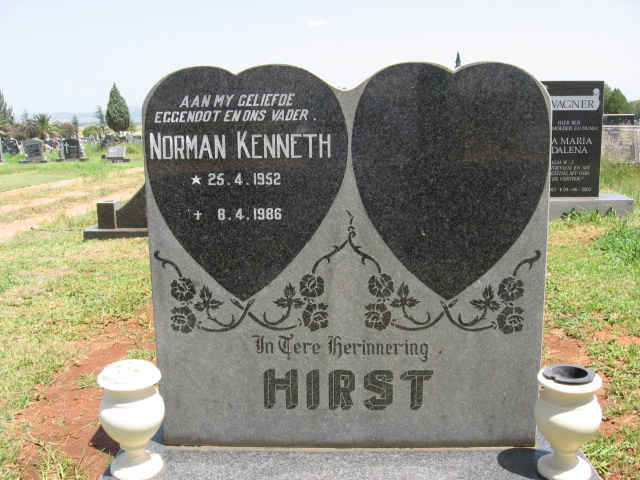 HIRST Norman Kenneth 1952-1986