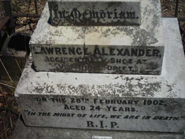 ALEXANDER Lawrence -1902