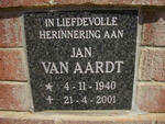 AARDT Jan, van 1940-2001