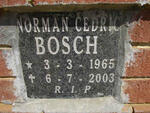 BOSCH Norman Cedric  1935-2003