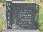 PAULSEN Gertruida Elizabeth Wouterina 1887-1966