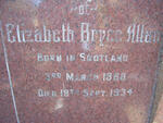 ALLAN Elizabeth Bryce 1866-1934