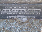 CAMERON Edith Catherine 1876-1957