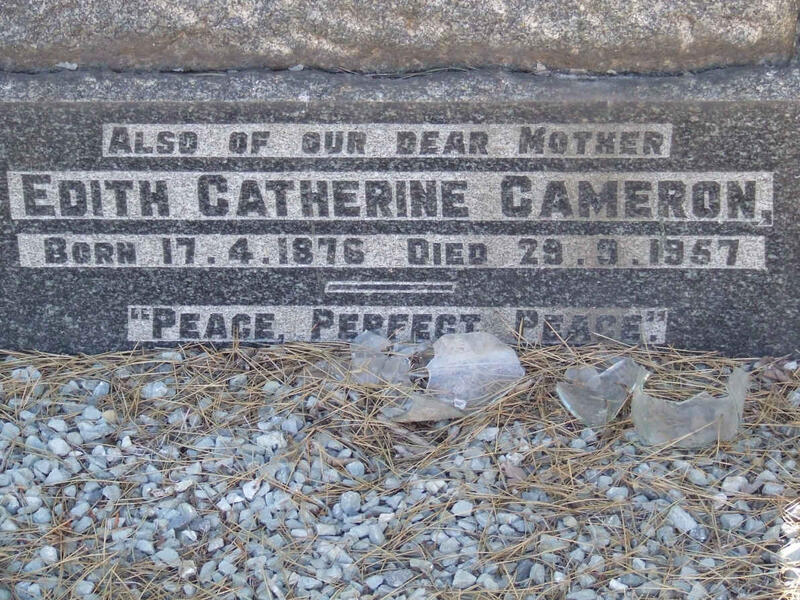 CAMERON Edith Catherine 1876-1957