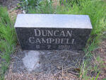 CAMPBELL Duncan  -1961