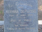 PLESSIS Hermina, du -1939