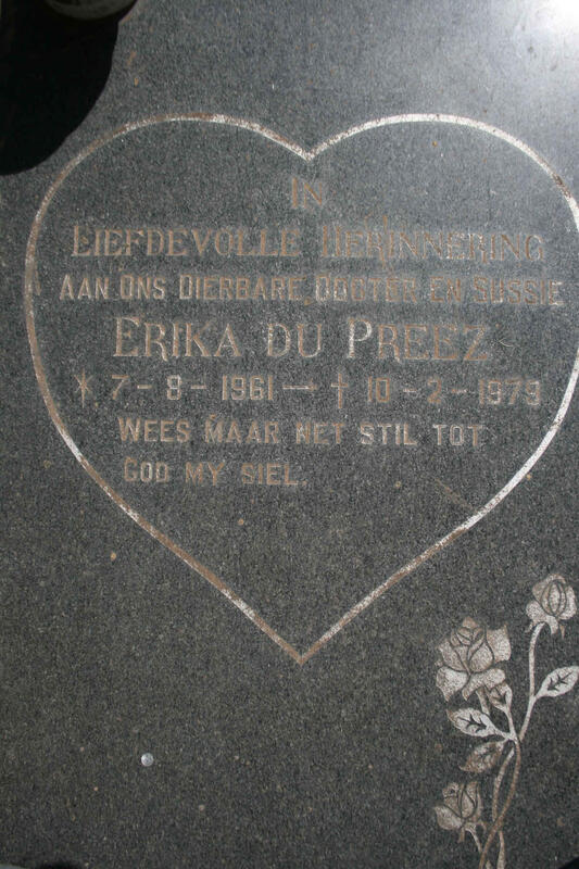 PREEZ Erika, du 1961-1979
