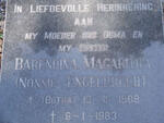 ENGELBRECHT Barendina Magaritha nee BOTHA 1909-1983