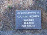 GOOSEN G.P. 1920-2006