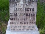 JORDAAN Elizabeth S.M. 1936-1938