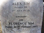 SIM Alex -1939 & Florence -1957