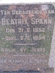 SPANN Beatrix 1953-1954