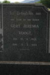 VOOGT Gert Jeremia 1928-1955