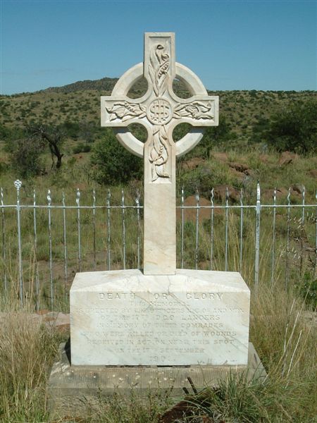 Main memorial stone Modderfontein
