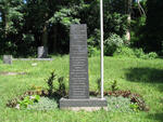 4. MONUMENT to the Indo-Chinese Vichy French Soldiers who died in Camp Clairwood in Pietermaritzburg 1941-1942