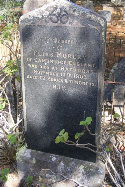 MORLEY Elias -1903