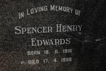 EDWARDS Spencer Henry 1916-1998