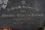 MARAIS Johanna Rebecca 1889-1933