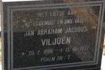 VILJOEN Jan Abraham Jacobus 1896-1977