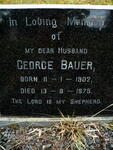 BAUER George Bauer 1902-1975