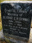 BENNIE Beatrice E.H. nee GREEN 1906-1958