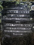 DEWEY Henry -1933 & Mary Young -1936