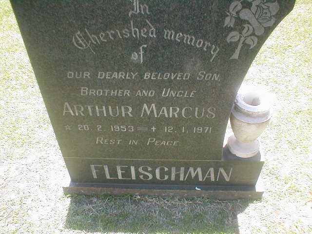 FLEISCHMAN Arthur Marcus 1953-1971
