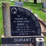DURANT Barent J. 1904-1972