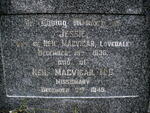 MACVICAR Neil -1949 & Jessie -1936