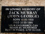 MURRAY John George 1920-1995
