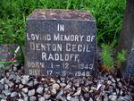 RADLOFF Denton Cecil 1943-1948