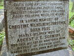 SCHMIDT Christine Wilhelmine Dorothea nee PAUL -1856-1905