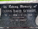 SCHMIDT Dennis David 1926-1966