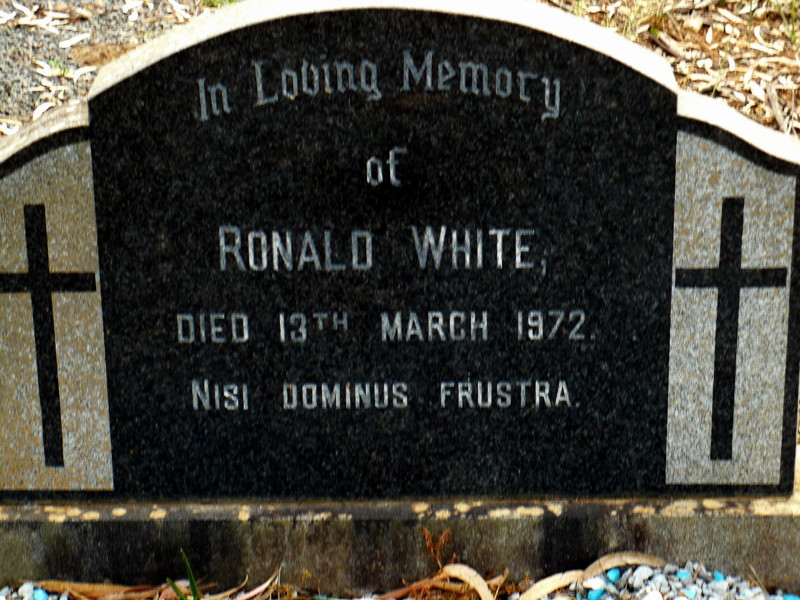 WHITE Ronald -1972