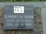 ADAMI Bernadette 1934-1935